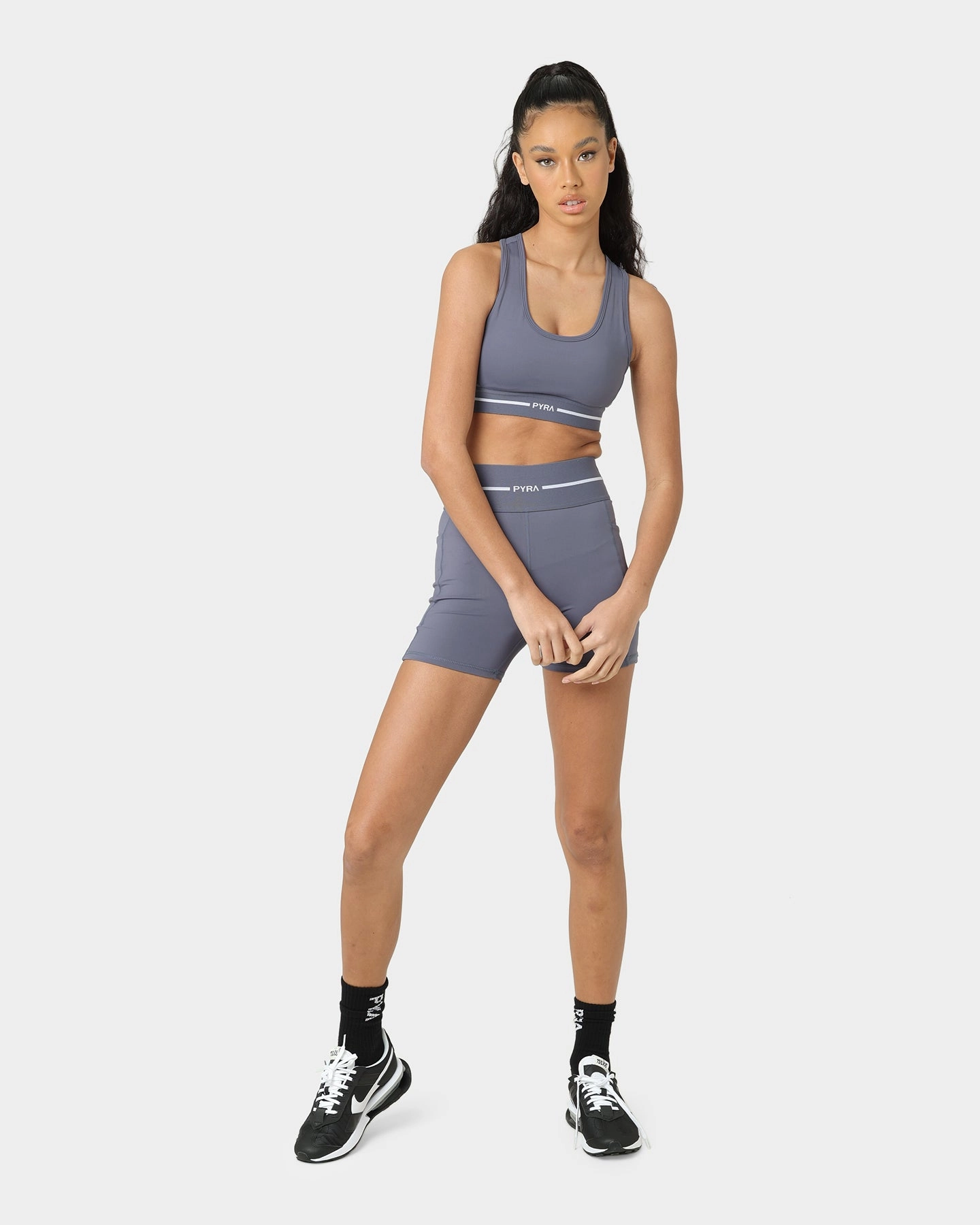 Relaxed Wearable PYRA Women's Summit Sports Bra Vintage Indigo