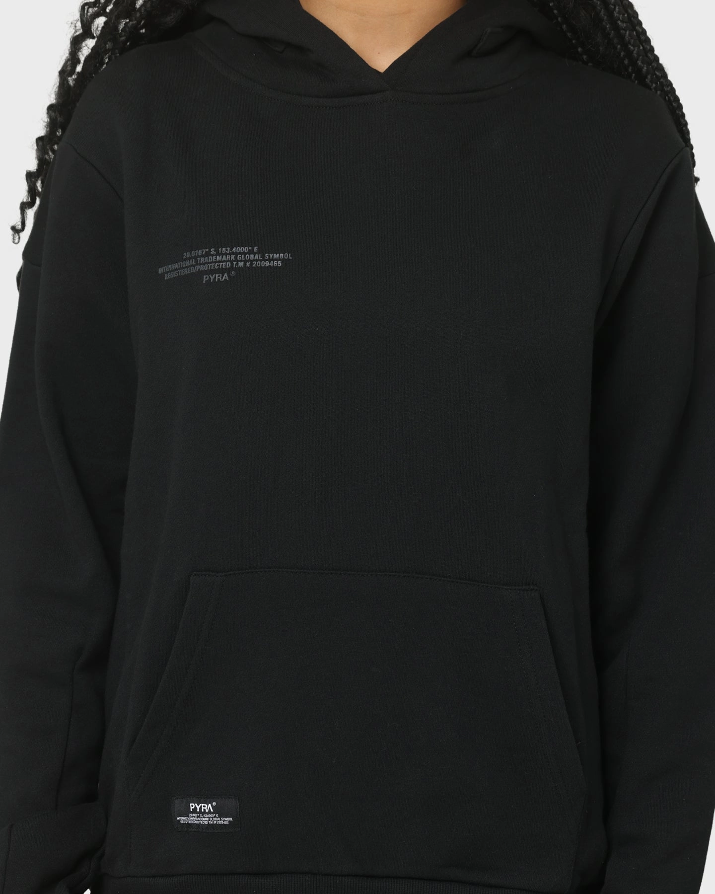 suitable for award ceremonies Pullover PYRA Women's TM Standard Hoodie Black