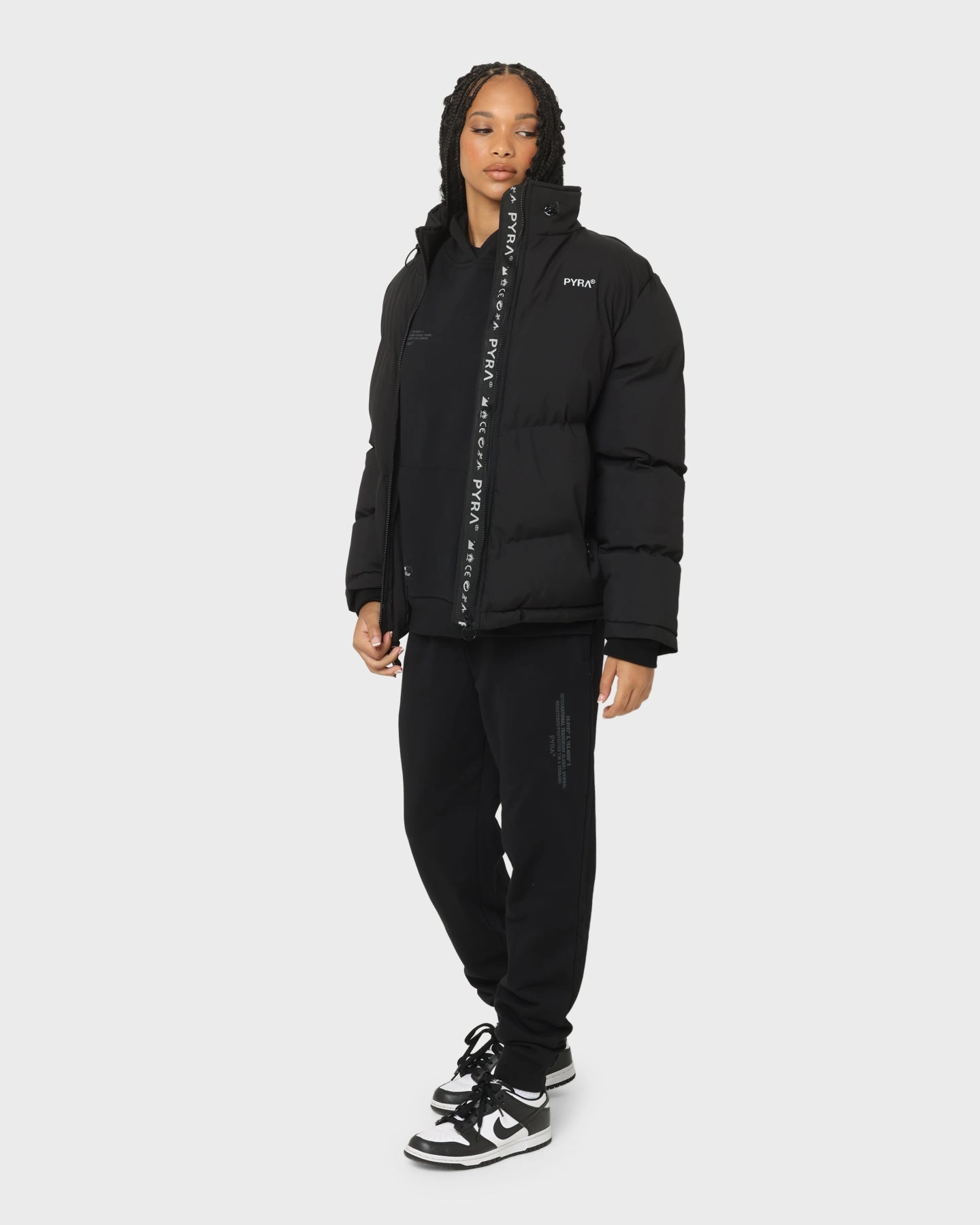 online purchase Urban Wear PYRA Women's TM Standard Hoodie Black