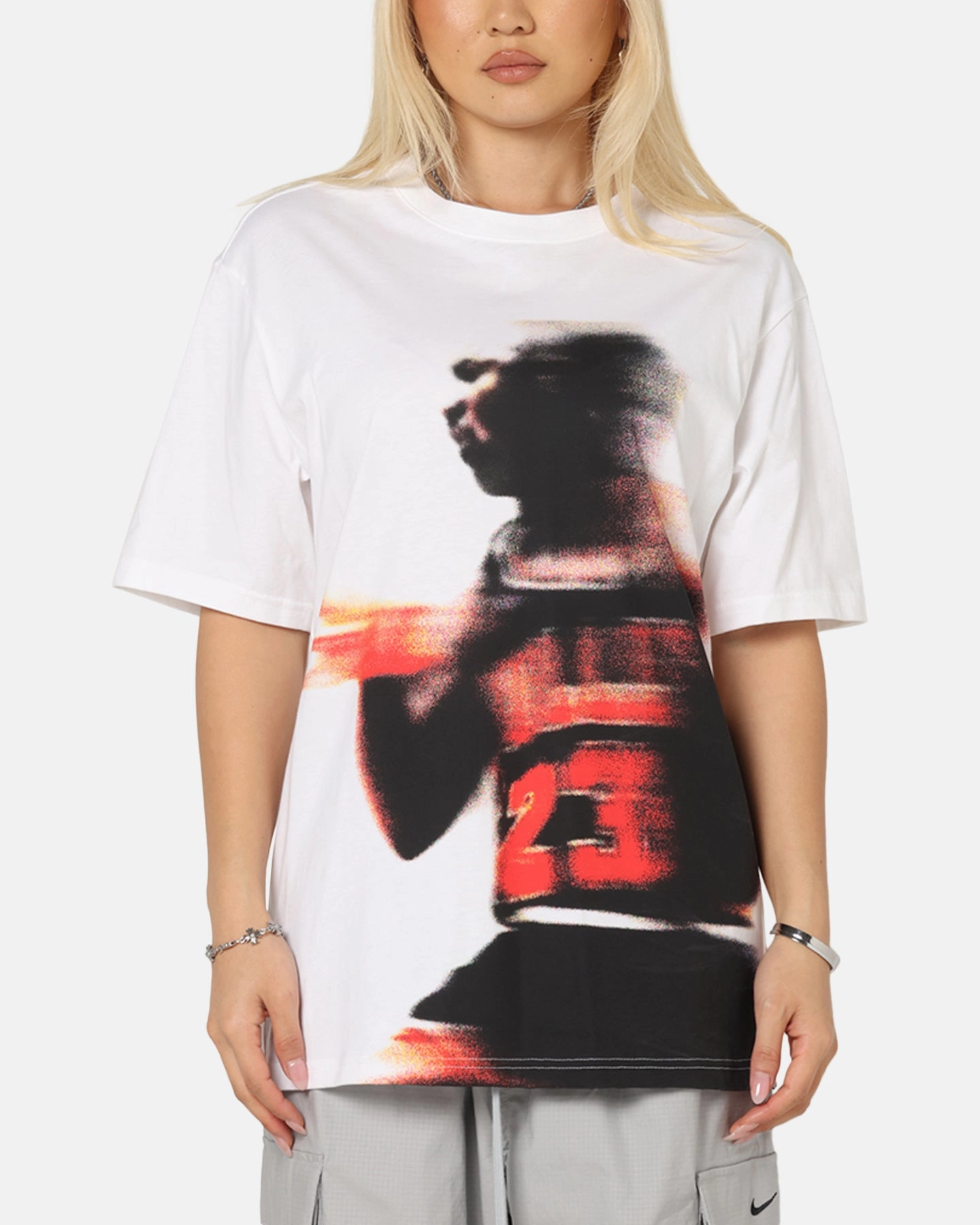 Jordan Jumpman Dri-FIT Sport Graphic T-Shirt White/Black Comfortable And Versatile