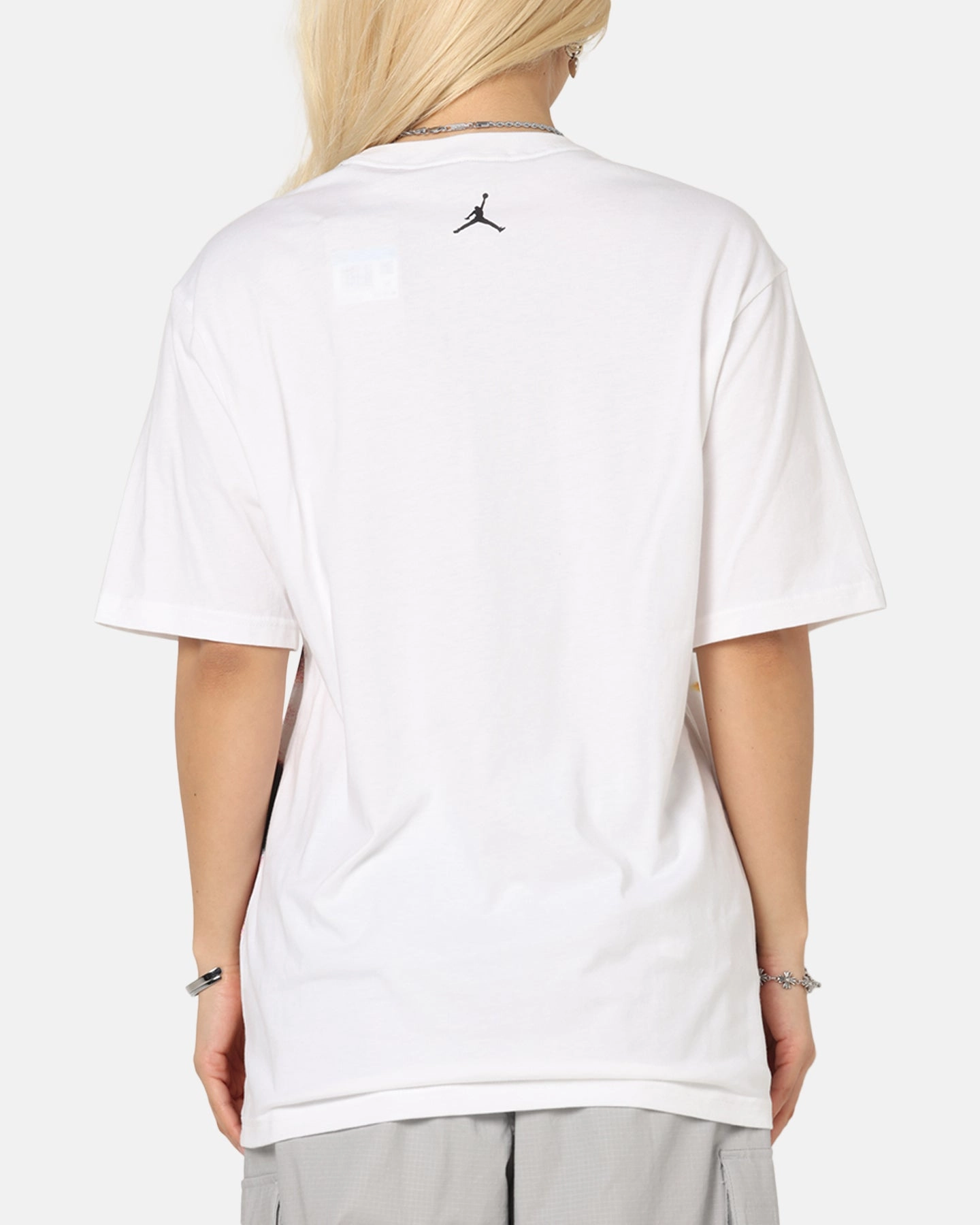 Jordan Jumpman Dri-FIT Sport Graphic T-Shirt White/Black Breezy Design
