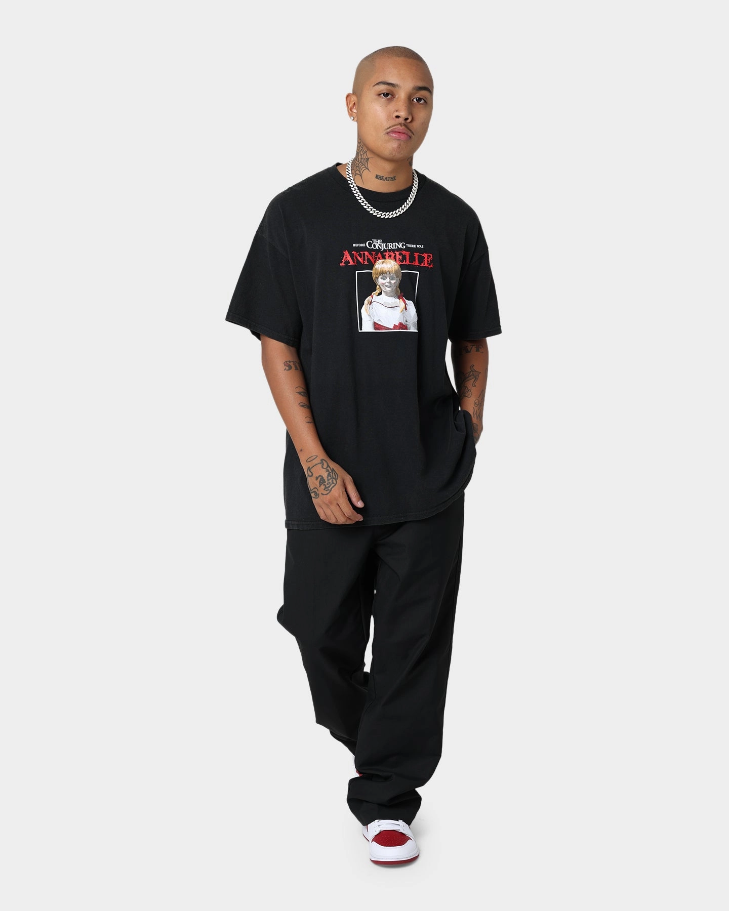 Active Comfort Style Stylish and Comfortable American Thrift X Annabelle Annabelle Vintage T-Shirt Black Wash