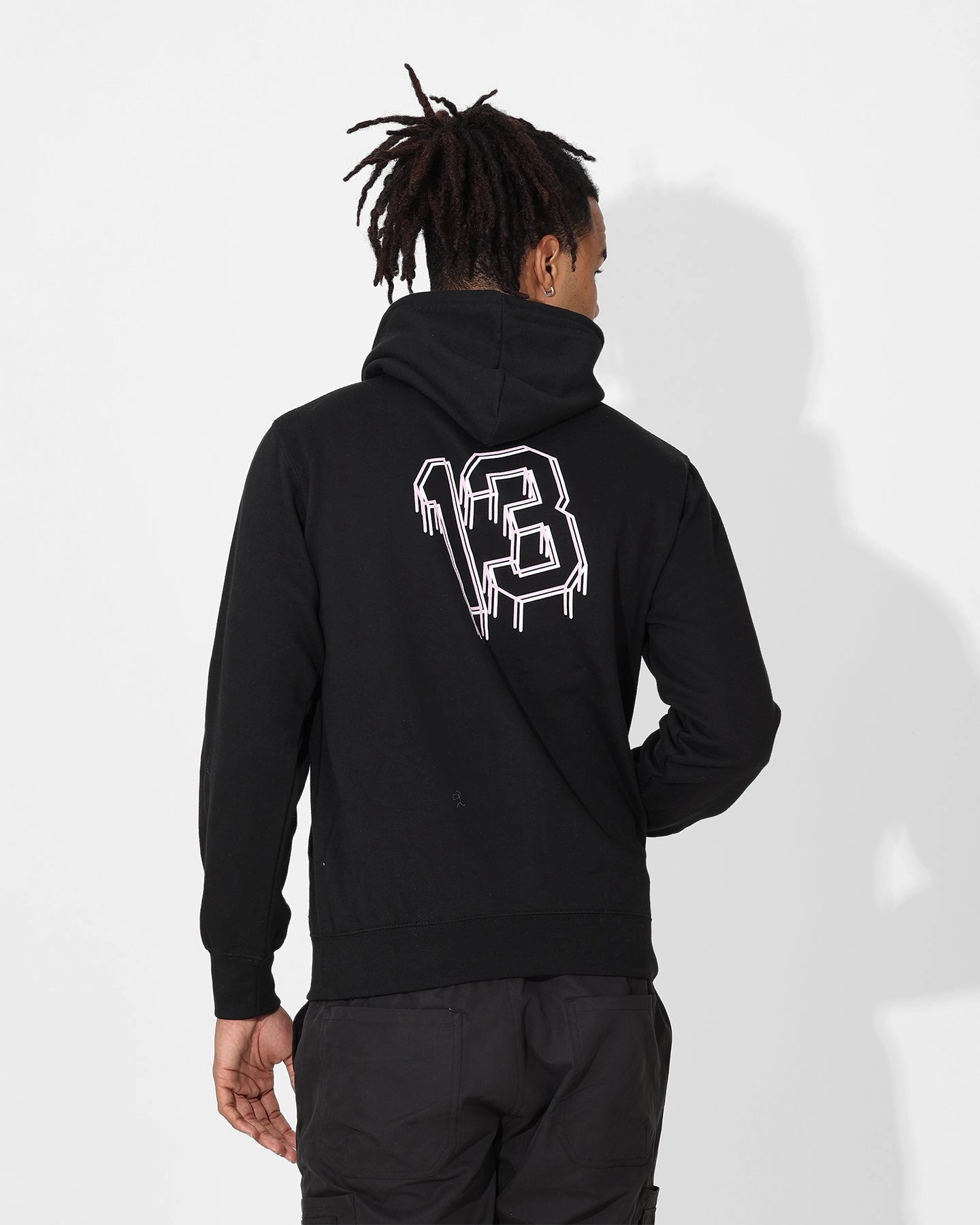 Formal Event Water Resistant Fabric Saint Morta College Drip Hoodie Black