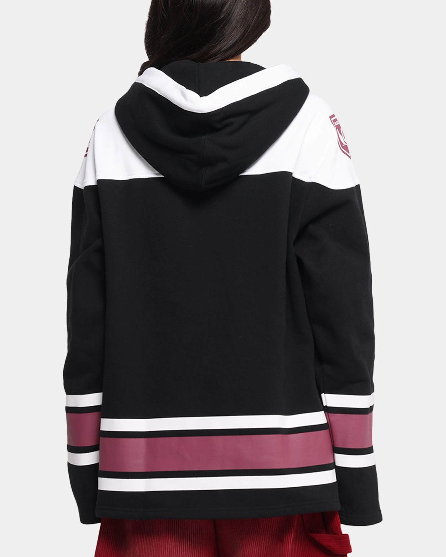 Statement Piece DualVentilation Zippers Queensland Rugby League Queensland Maroons Panel Hoodie Black