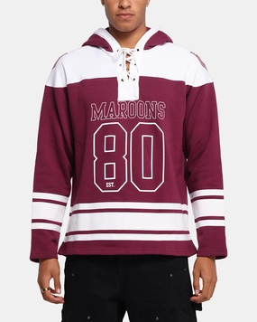 Queensland Rugby League Queensland Maroons Panel Hoodie Maroon Border - protection - worthy Fuel - efficient