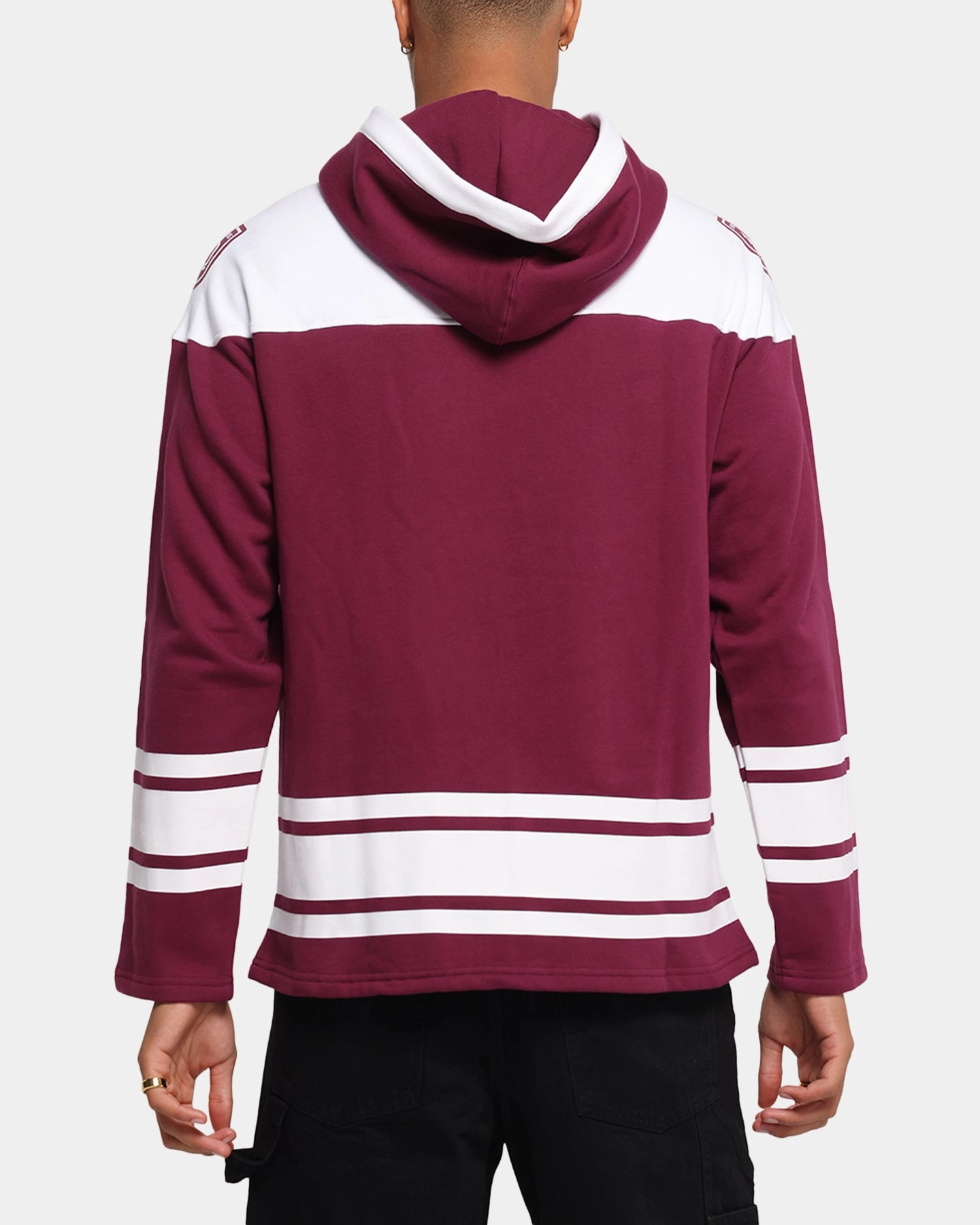 Efficient product development Queensland Rugby League Queensland Maroons Panel Hoodie Maroon