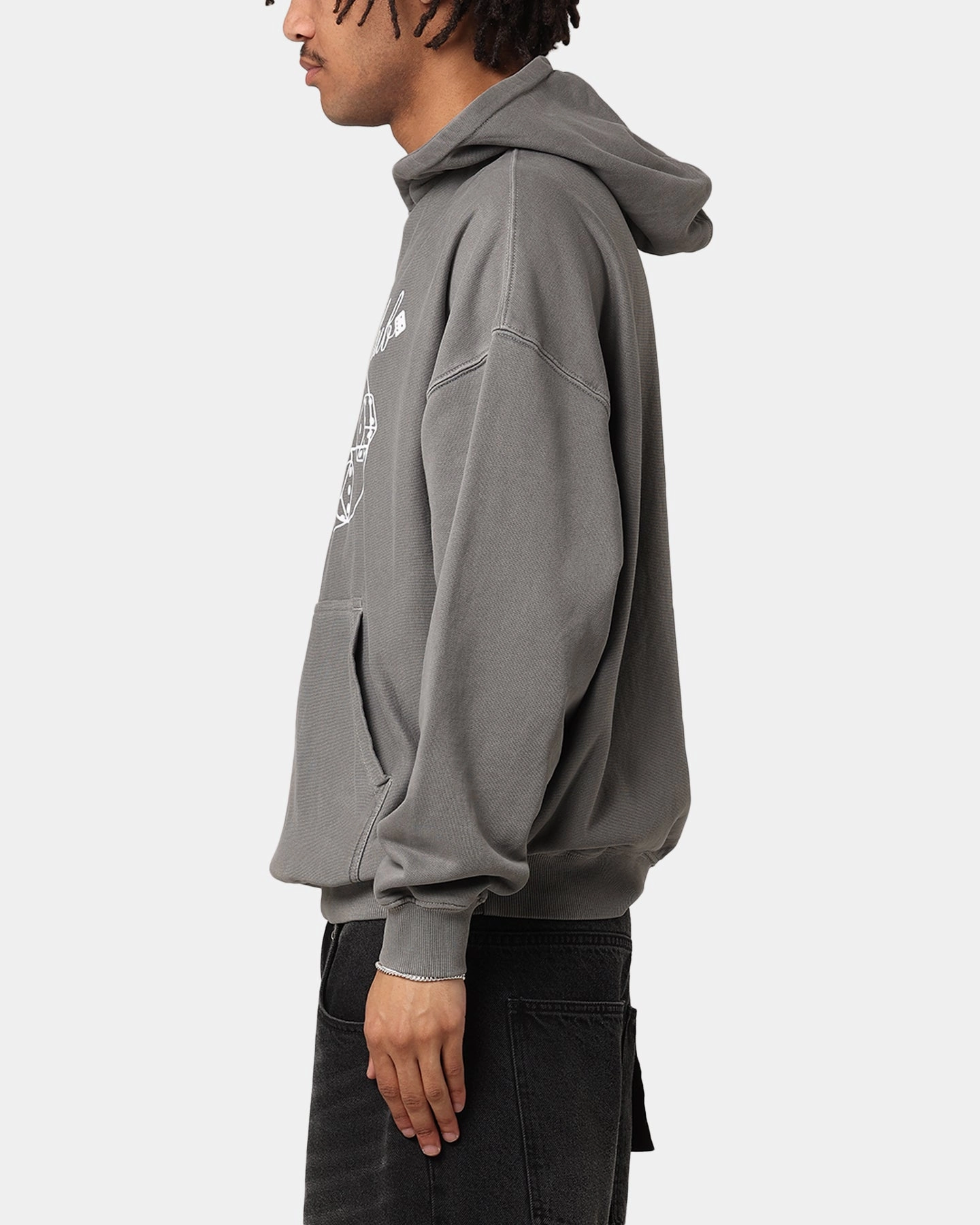 Carre Shootout Hoodie Washed Charcoal Hope