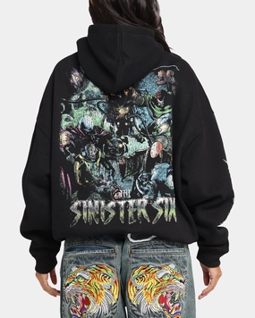 Goat Crew Marvel Sinister Six Premium Hoodie Black Magnetic Closure System