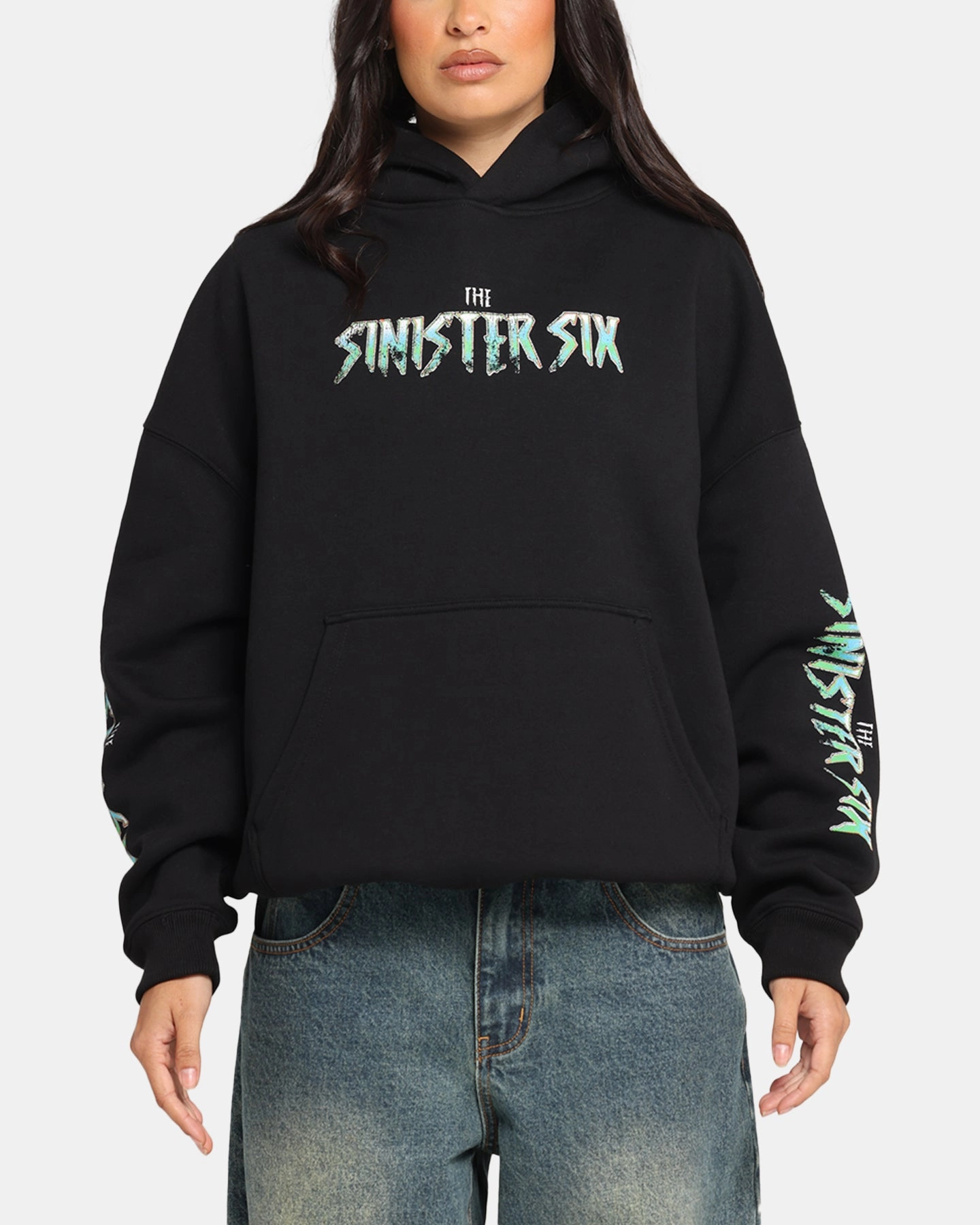 Goat Crew Marvel Sinister Six Premium Hoodie Black college