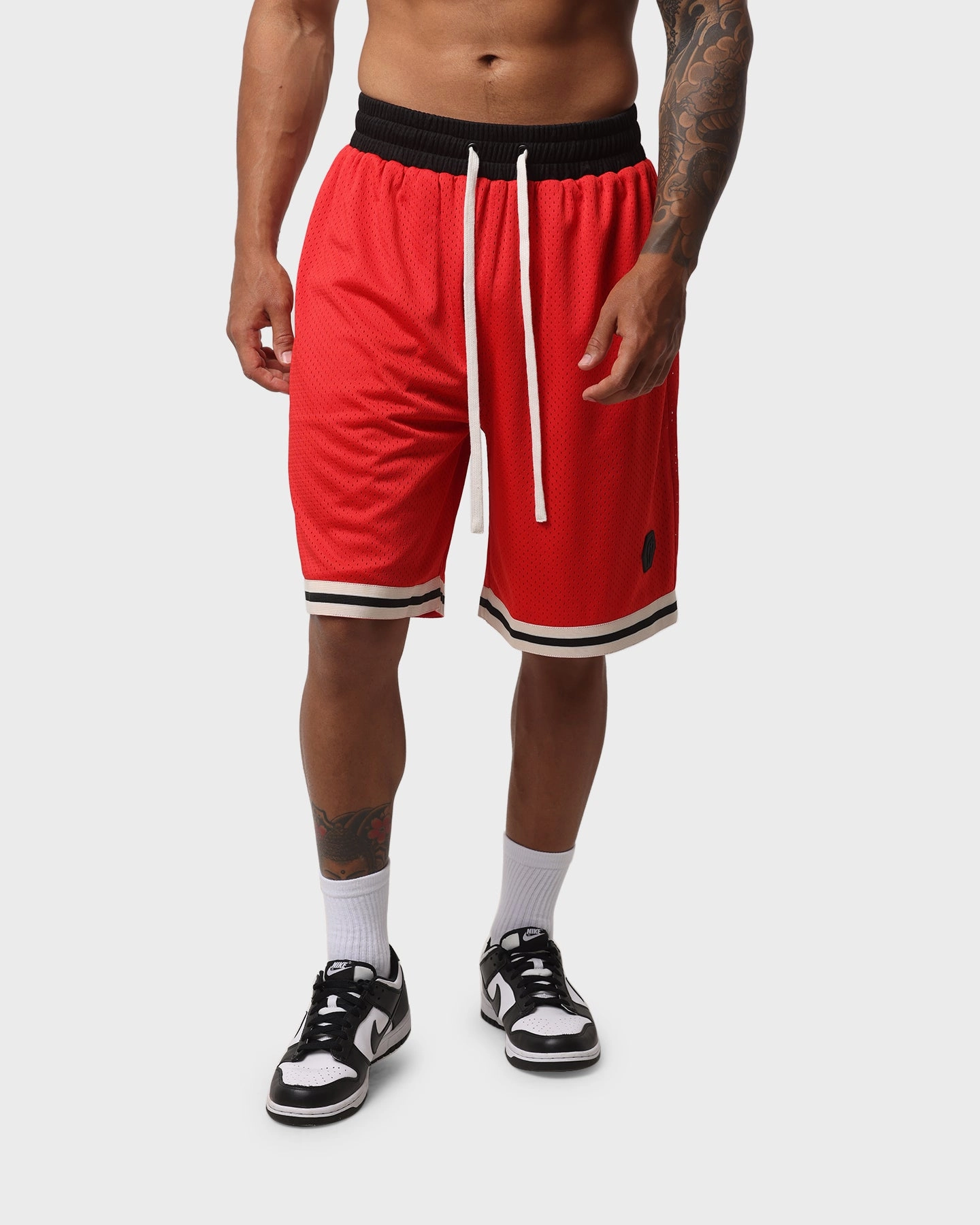 EN ES Team Basketball Shorts Red Travel Light Everyday Basic
