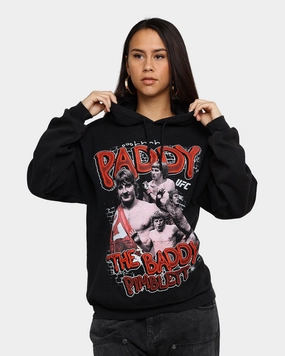 Discuss AntiStaticLining UFC By Goat Crew Paddy The Baddy Vintage Hoodie Black Wash