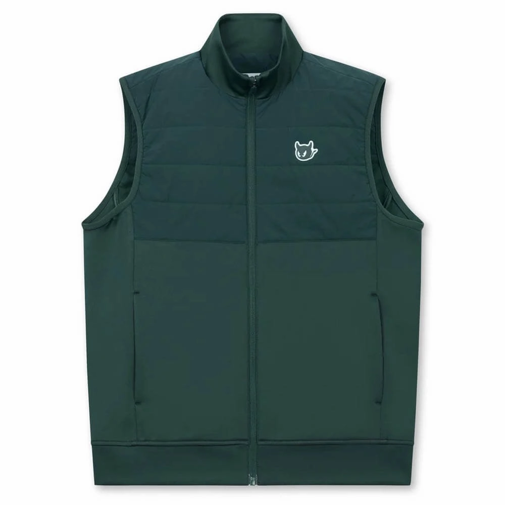 WAAC Hybrid Golf Vest Green - SP25 Men low speed Stretchable Material