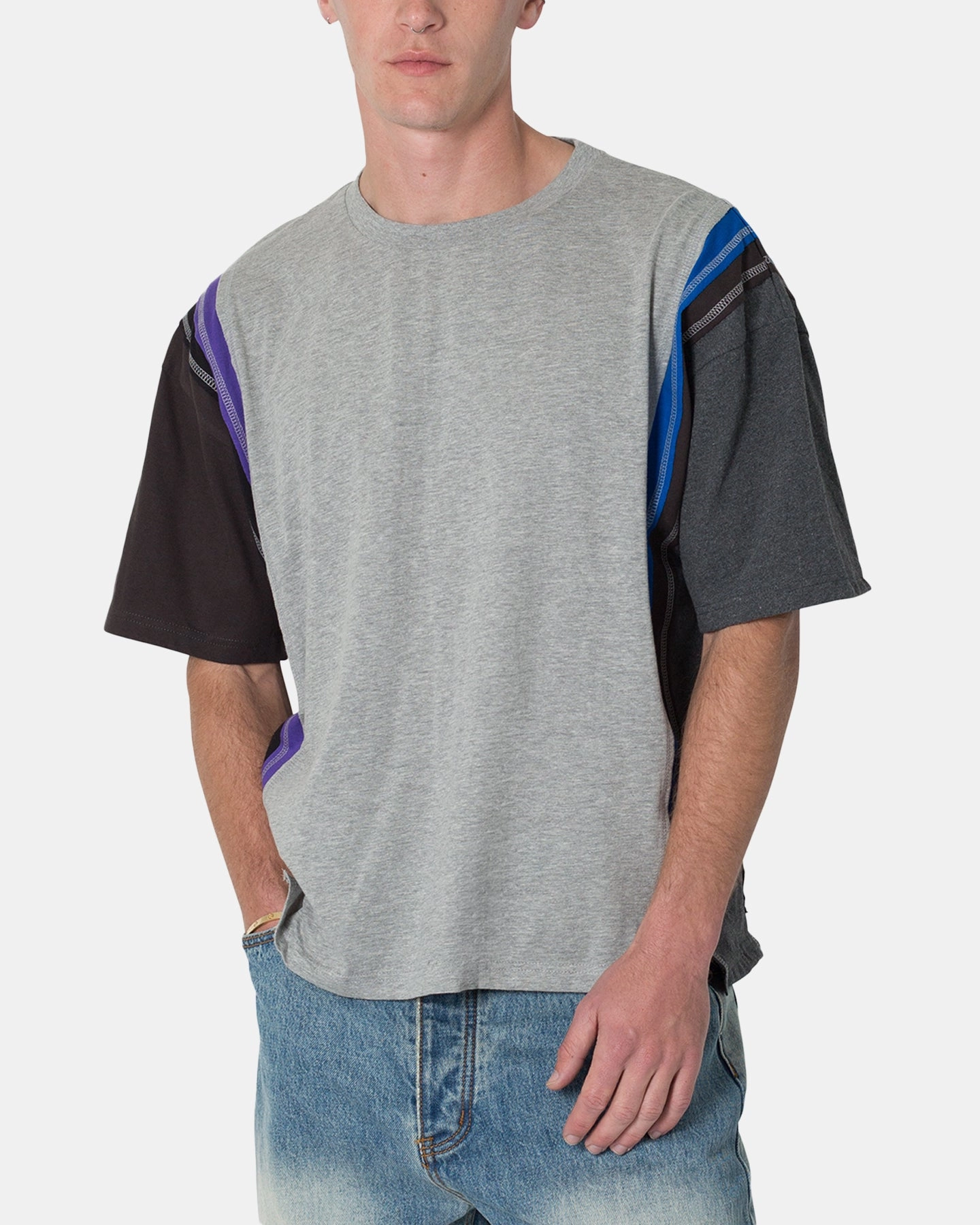 MNML Resewn Vintage T-Shirt Multi Picnic Sweat Absorbent
