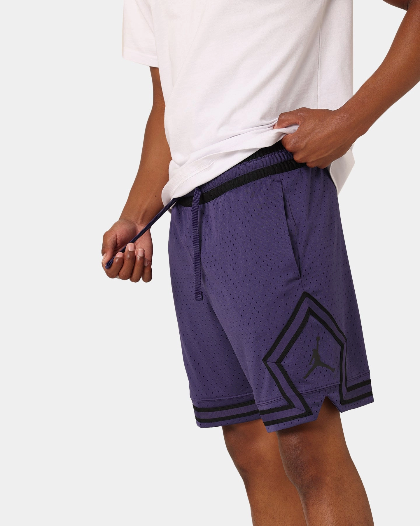 Contemporary Cut Functional Clothing Jordan Dri-FIT Sport Diamond Shorts Sky J Purple/Black
