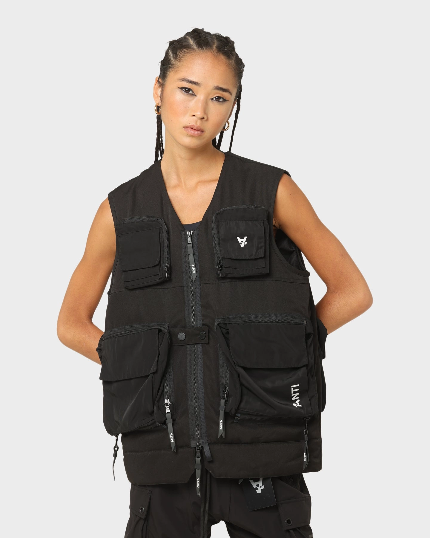 Gravity Defying Weight Adjustable Hem System The Anti-Order Non-Military Vest Black/3M