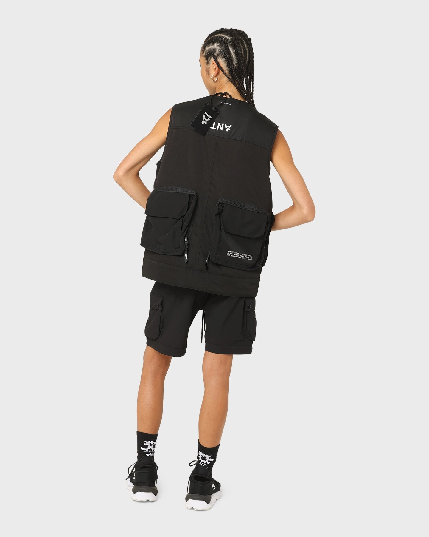 The Anti-Order Non-Military Vest Black/3M weekend Chic Style
