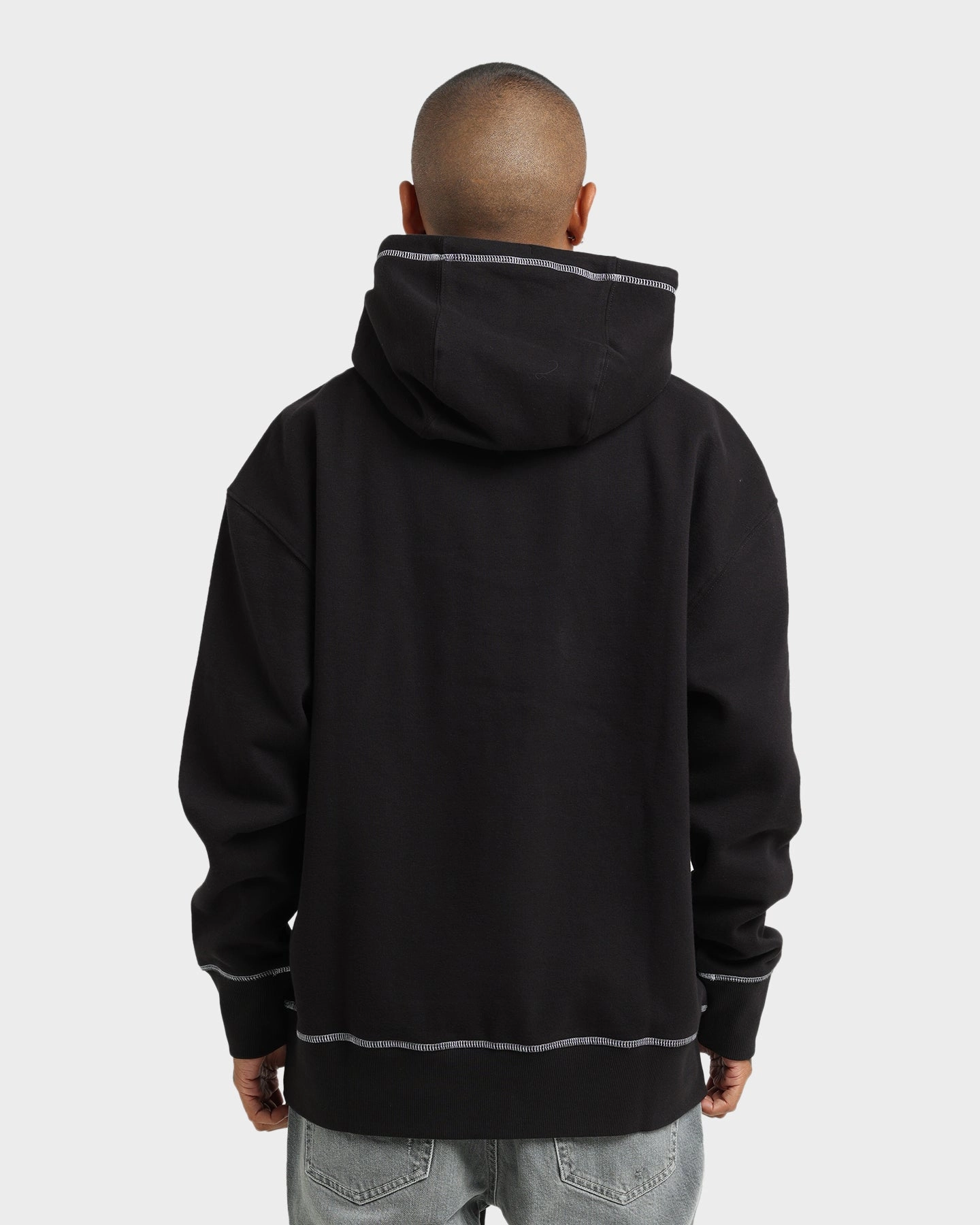 suitable for modeling Tommy Jeans Tiny Tommy Circle Hoodie Black
