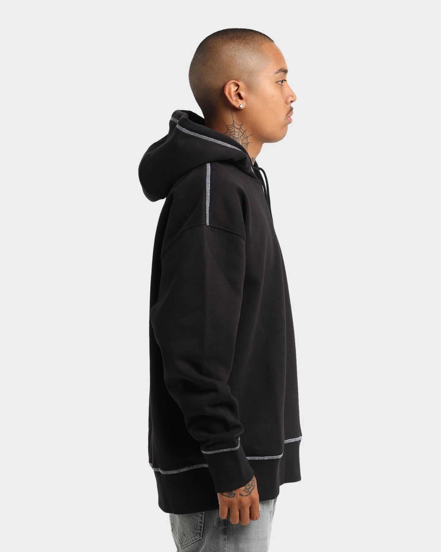Tommy Jeans Tiny Tommy Circle Hoodie Black snowboarding suitable for volunteer work