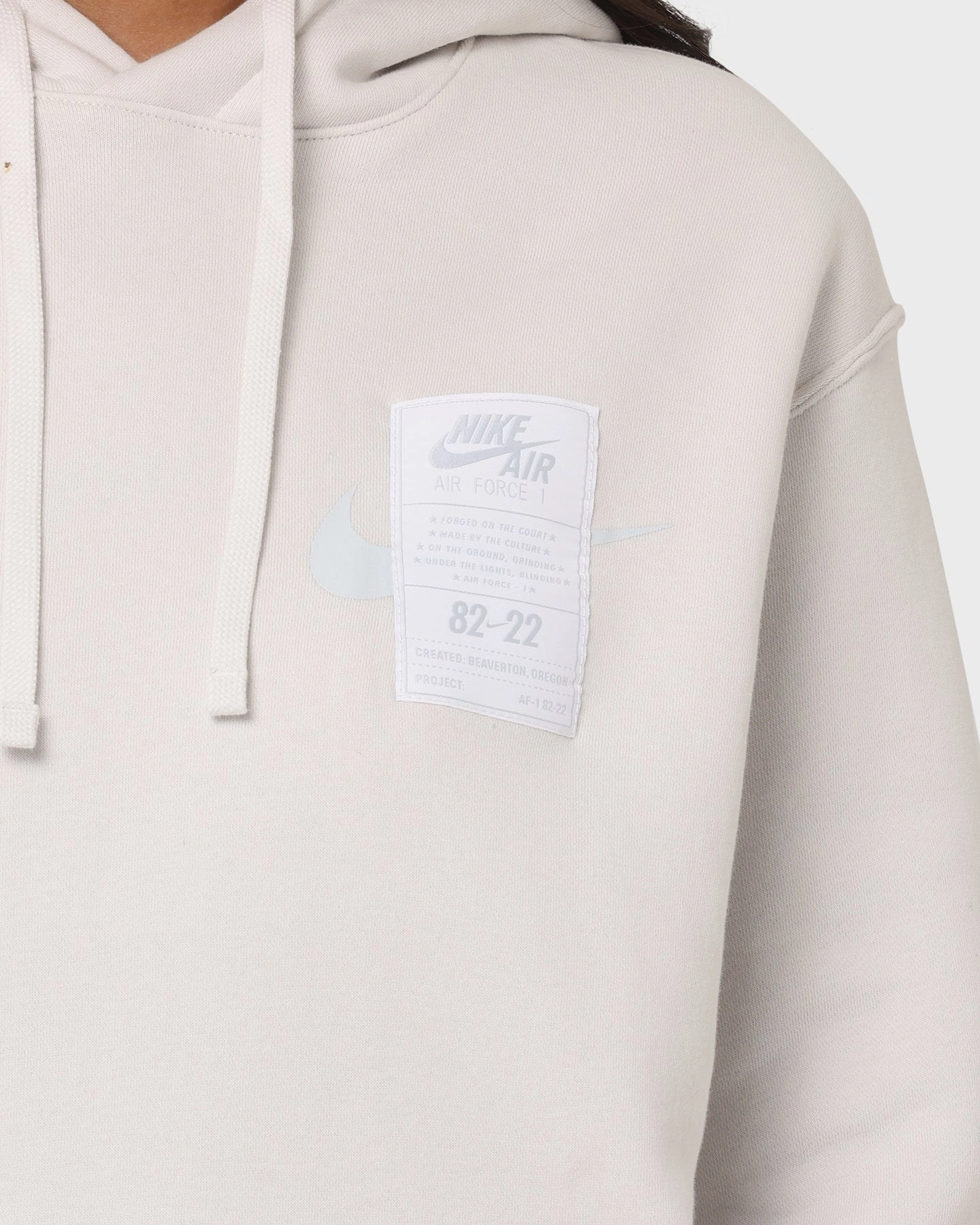 suitable for air sports Soft Touch Interior Nike Nike Sportswear AF1 Open Hoodie Phantom