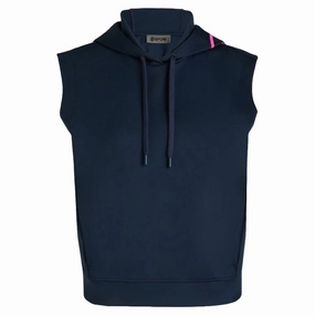 Gfore Pray For Birdies Double Knit Brushed Back Cropped Hoodie Golf Jacket Twilight - SP25 Women Neutral palette