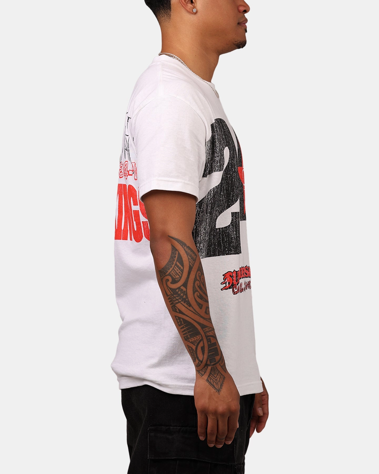 Summer Smash Line Up Vintage T-Shirt Off White Minimalist Apparel
