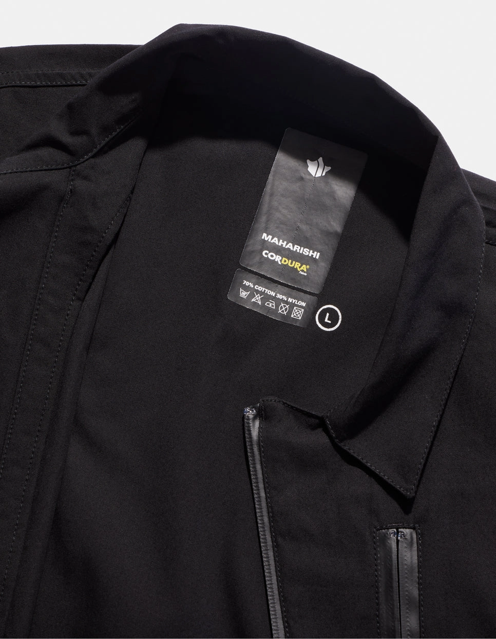 Easy Care Material Maharishi Cordura Nyco Tech Travel Shirt 'Black'