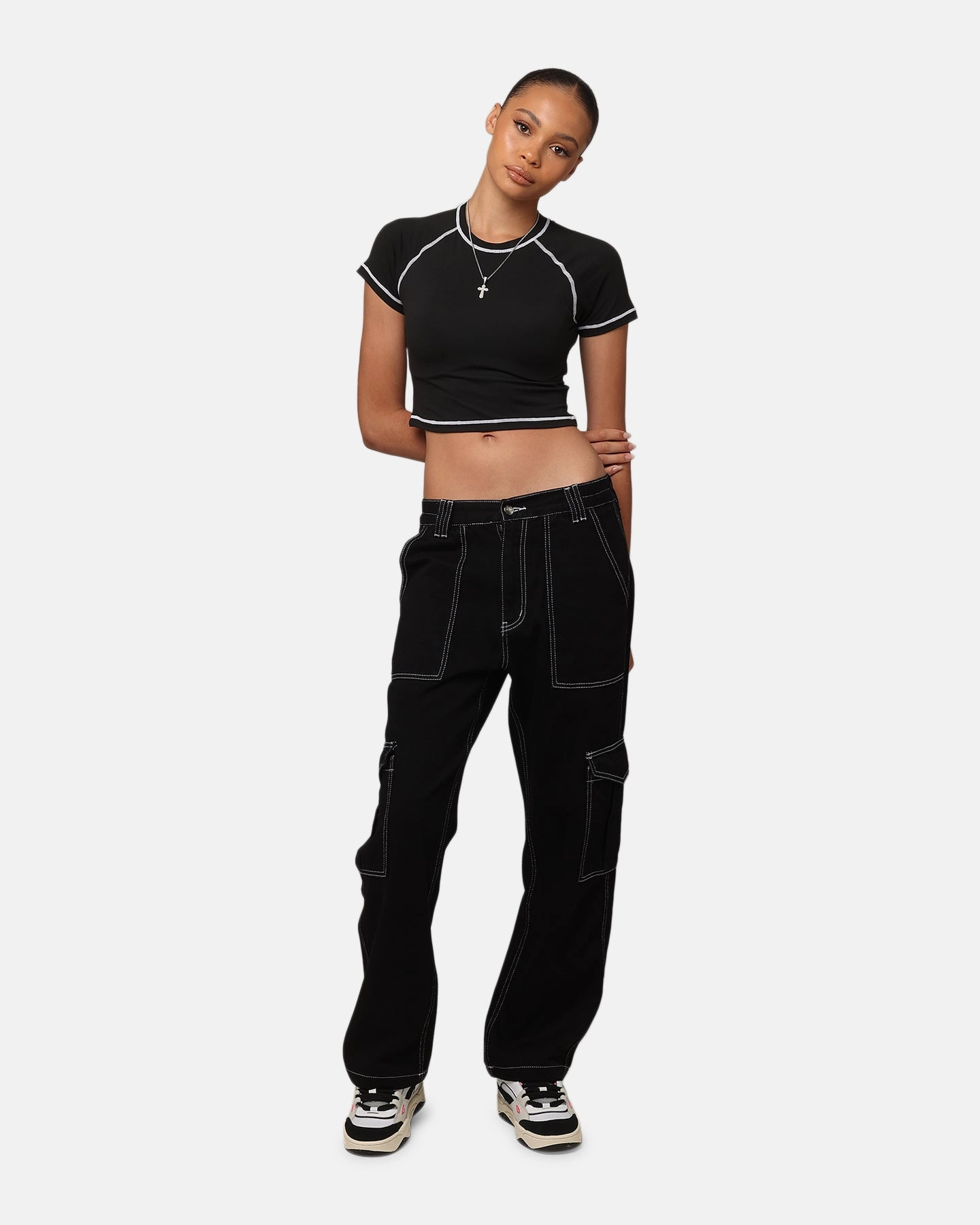 High Quality Bold Look Summer Vibes XXIII Women's Frankie Jeans Black