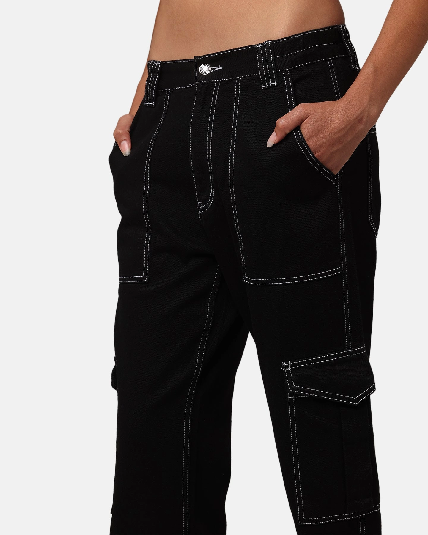 Affordable Outdoor Adventure Artist Vibe Premium Cotton Blend XXIII Women's Frankie Jeans Black