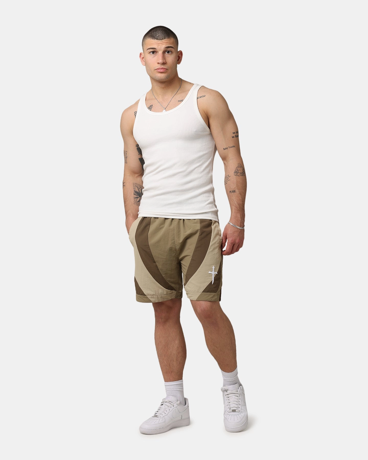 soccer uniform All Occasion Saint Morta Holy Grail Nylon Shorts Brown