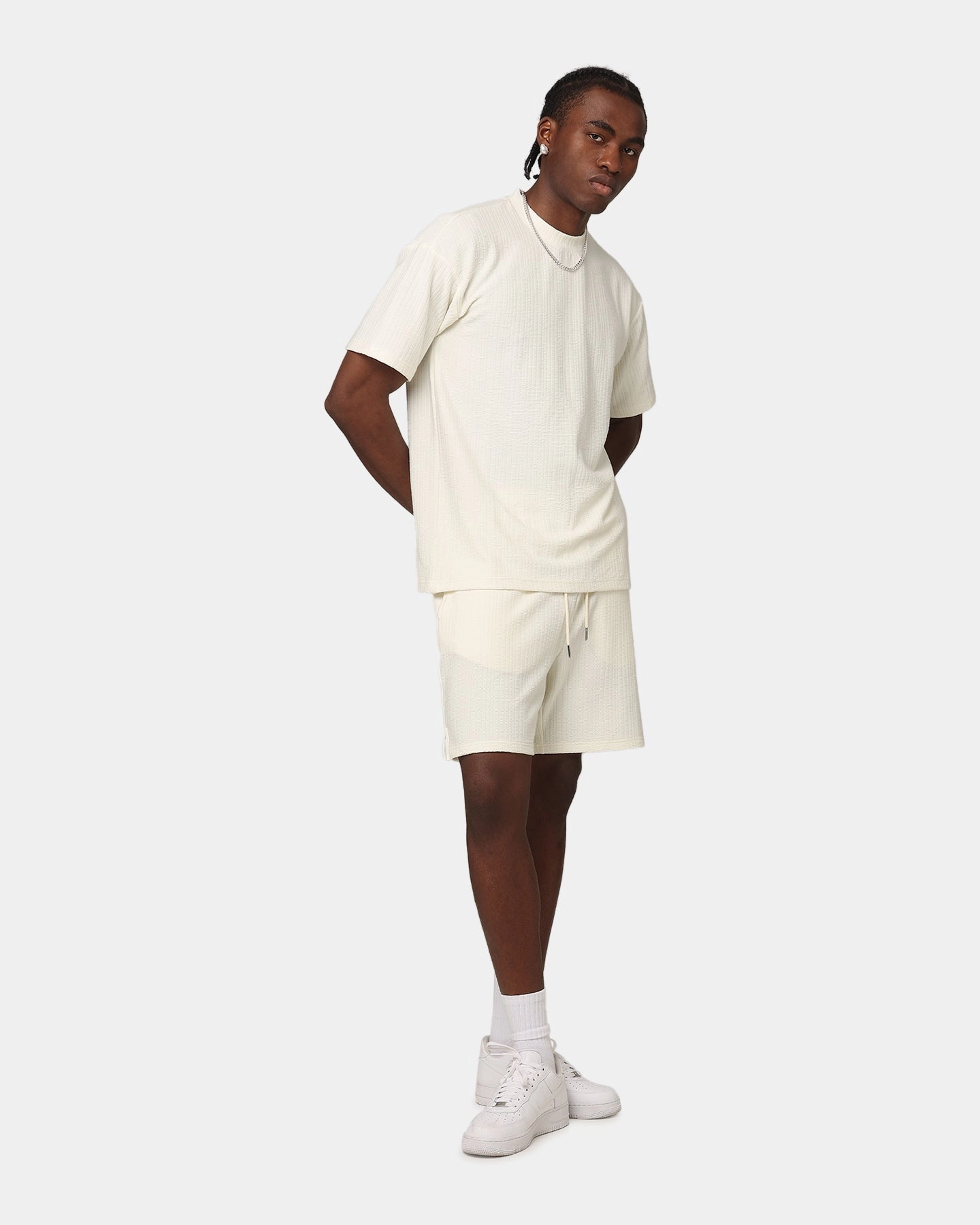 Athletic Cut XXIII Andres Shorts Off White