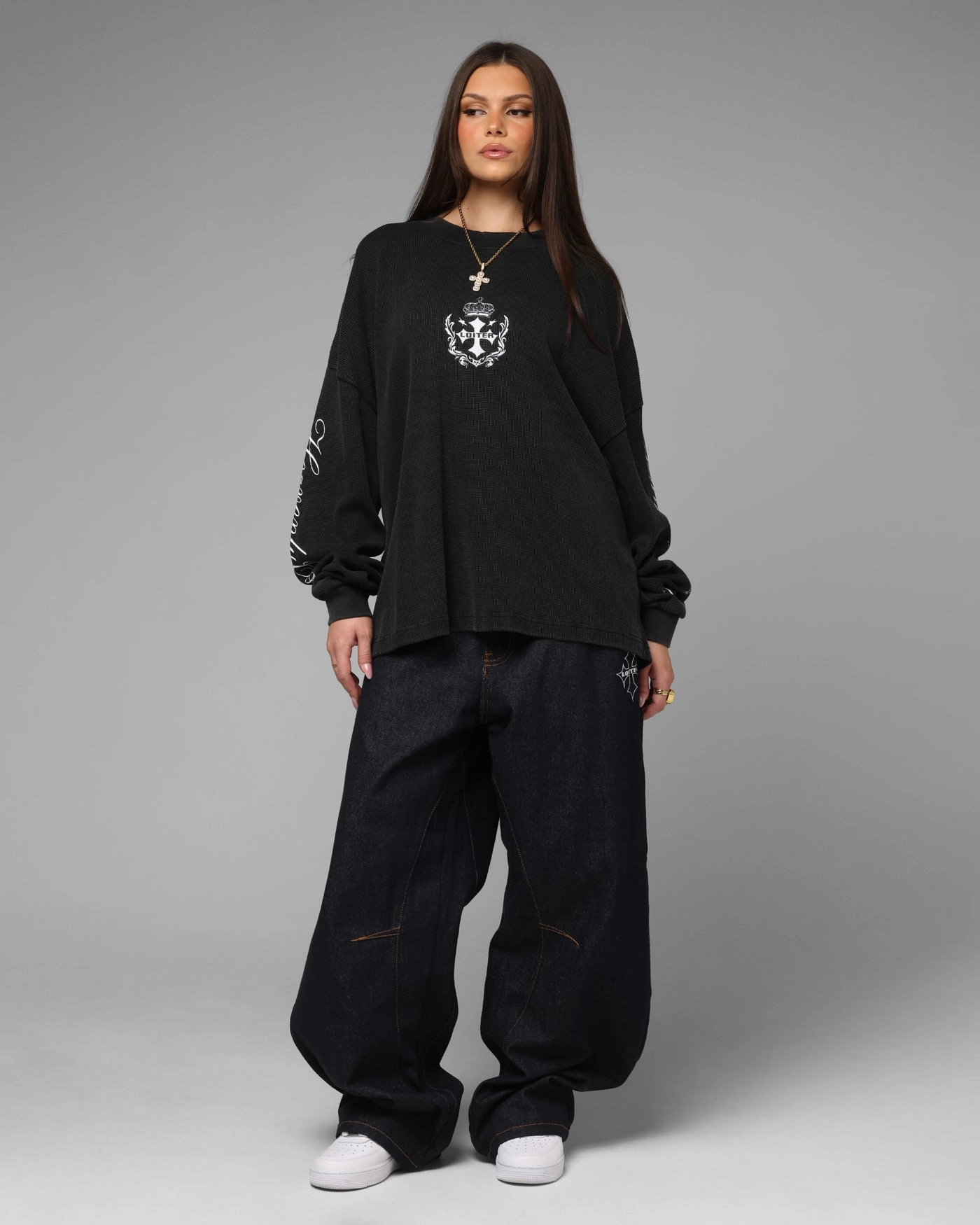 Lightweight Construction Loiter Purity Thermal Long Sleeve T-Shirt Black