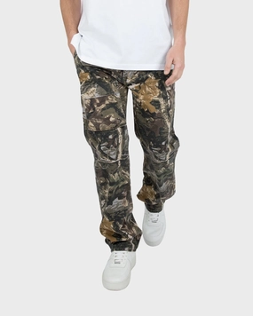MNML V266 Camo II Baggy Denim Pants Camo Practical Style Sporty Touch