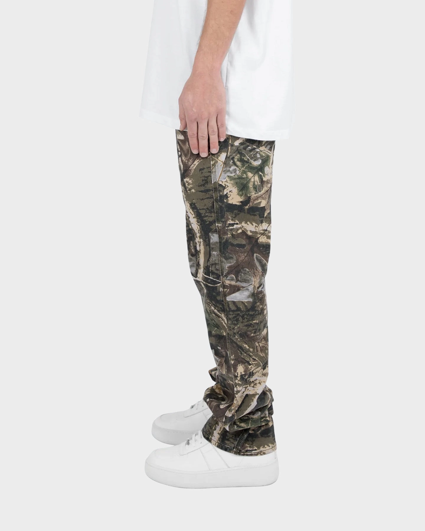 Functional Layer EcoFriendlyMaterials MNML V266 Camo II Baggy Denim Pants Camo