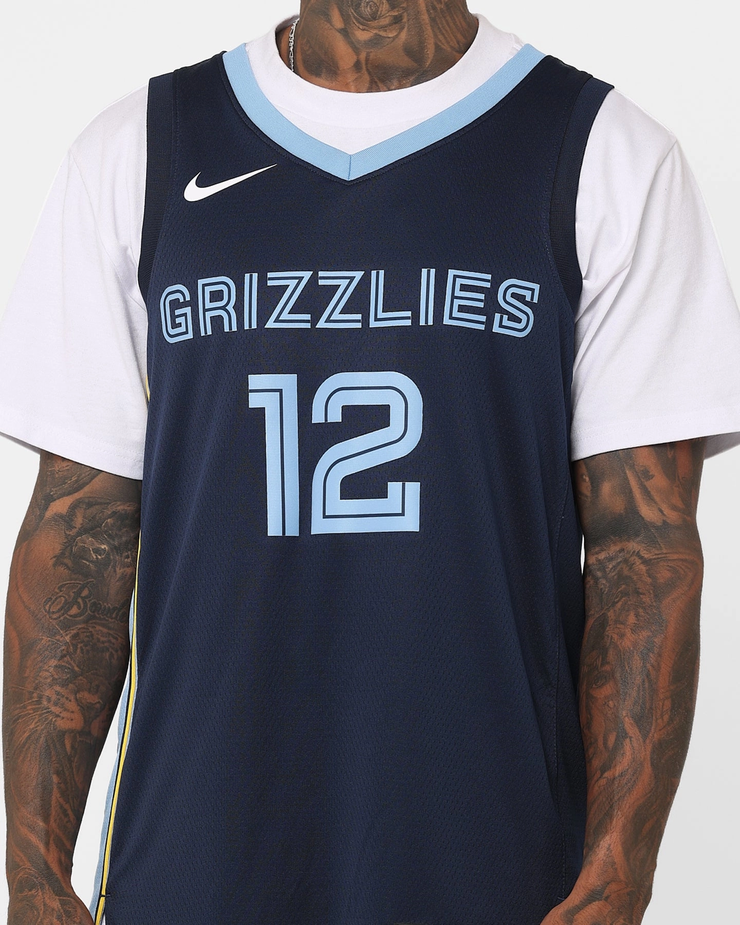 Slub Yarn Texture Quick Comfort Nike Ja Morant Memphis Grizzlies '22 Icon Edition Dri-FIT NBA Swingman Jersey College Navy