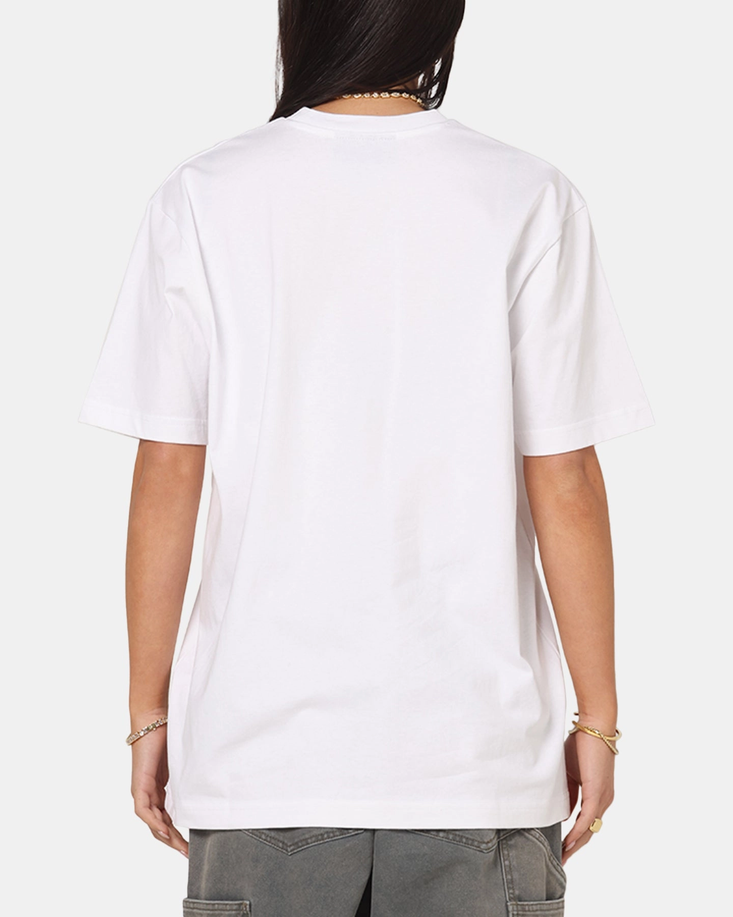 HighThreadCount Breathable Style New Era Los Angeles Dodgers Oversized Paint T-Shirt White