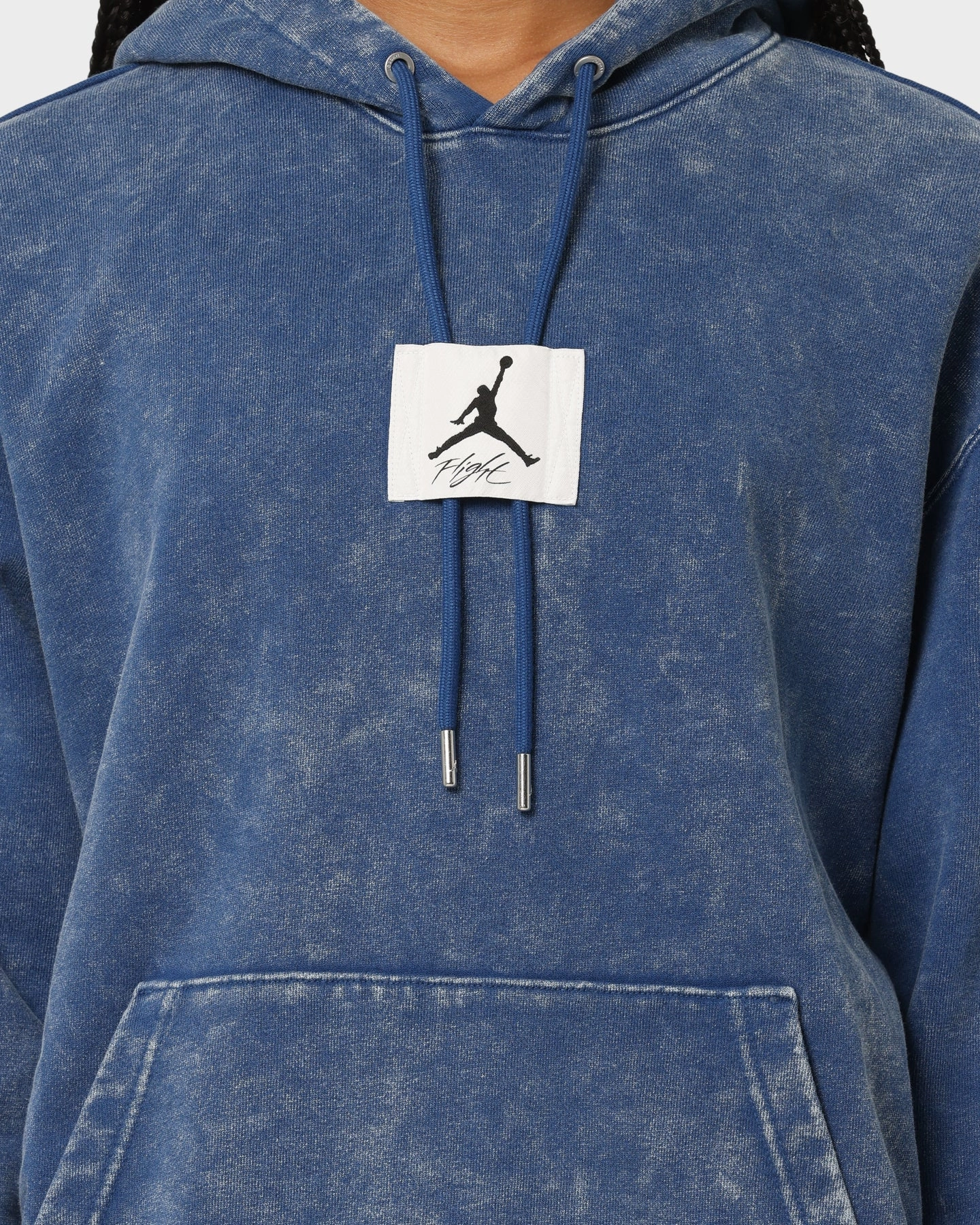 Jordan Essential Statement Washed Fleece Hoodie French Blue sports event Water-Resistant Layer