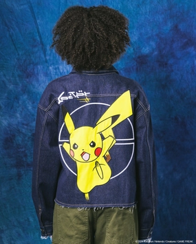 Suggestion Pok??mon By Loiter Pikachu Denim Jacket Indigo