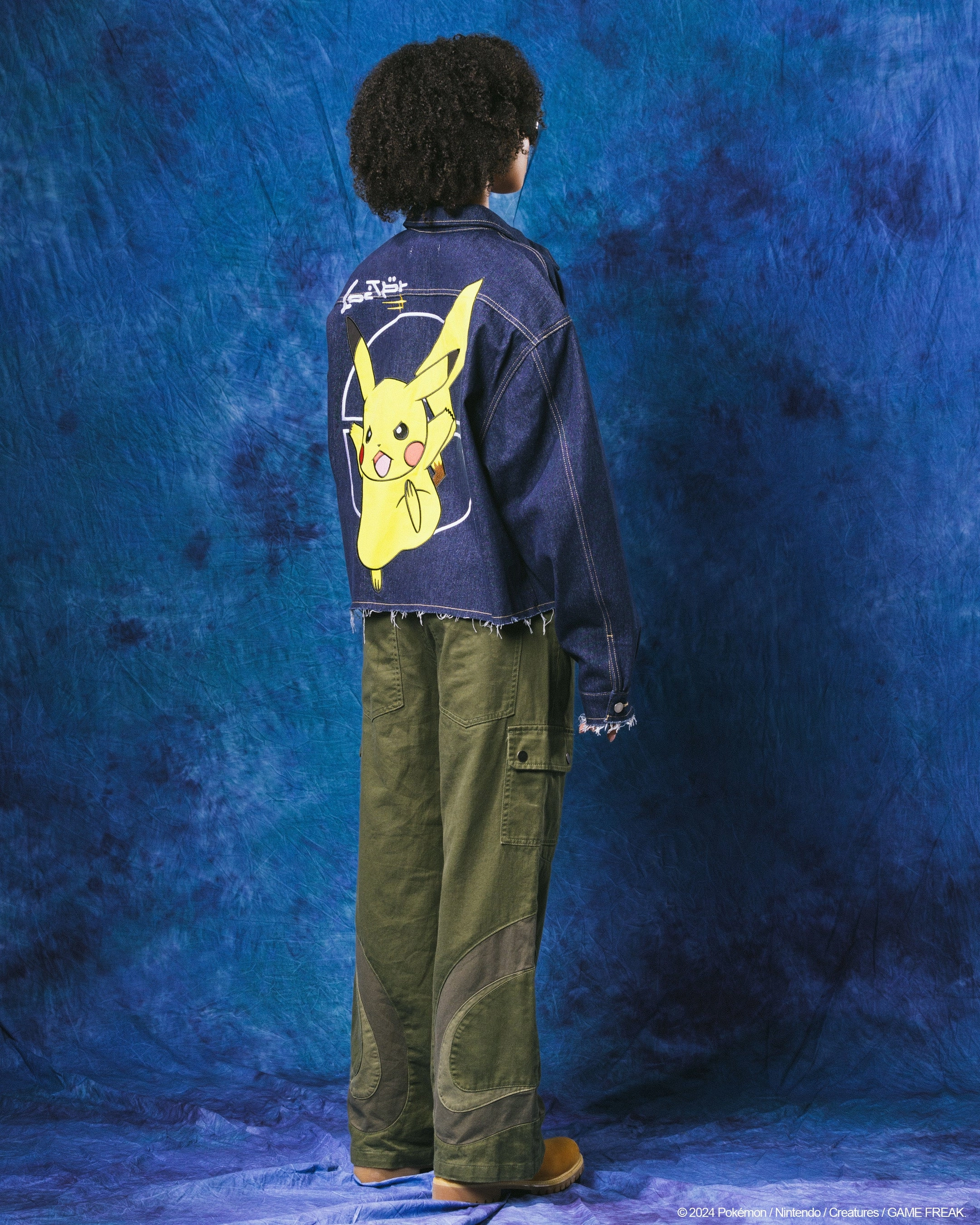 Warm Layer Asset Pok??mon By Loiter Pikachu Denim Jacket Indigo