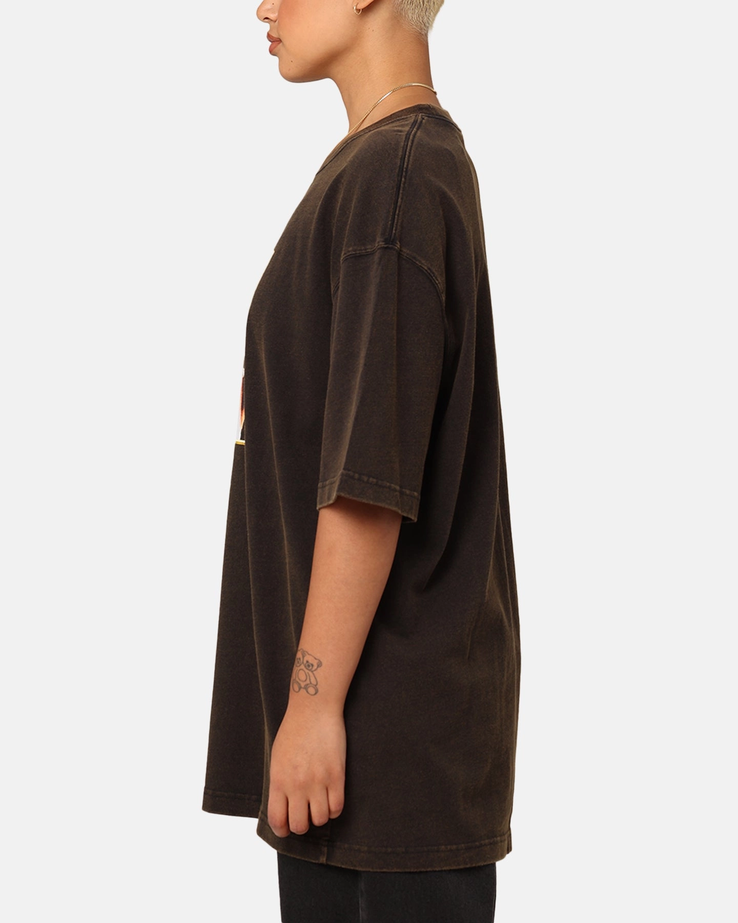 Comfy Look Wear Jordan Women's Oversized Graphic T-Shirt Black/Iron Grey