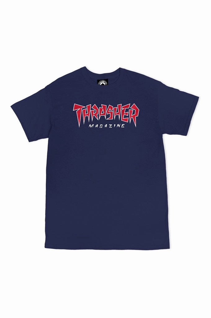 Active Trend Abstract mystery Thrasher Jagged Logo SS Tee
