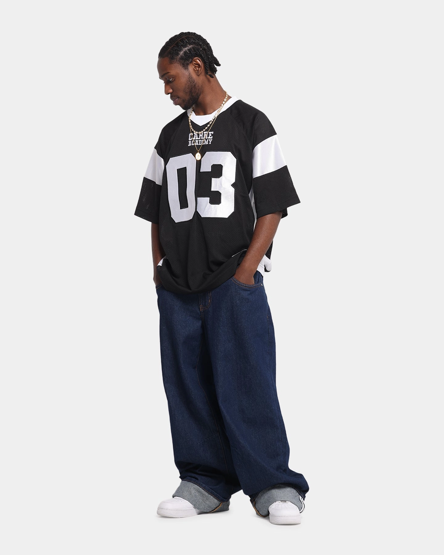 Carre Outlaw Jersey Black/White High Visibility Details Lightweight Construction