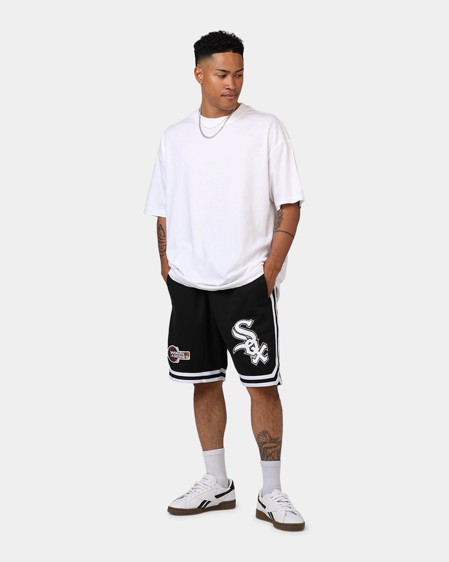 New Era Chicago White Sox 'Logo Select Official Team Colors' Shorts OTC Fashion Forward Stretch Fit Design