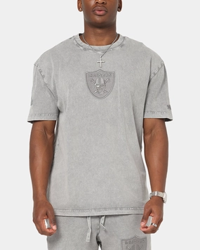 Office Wear Striped Pattern Pro Standard Las Vegas Raiders Washed Classic T-Shirt Washed Grey
