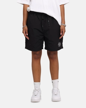 sustainable product The Anti Order Reverse Logo Nylon Shorts Black