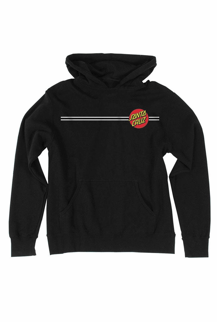 Santa Cruz Classic Dot Boys Youth Pullover Hoodie Easy Care Wash Fabric aluminum body