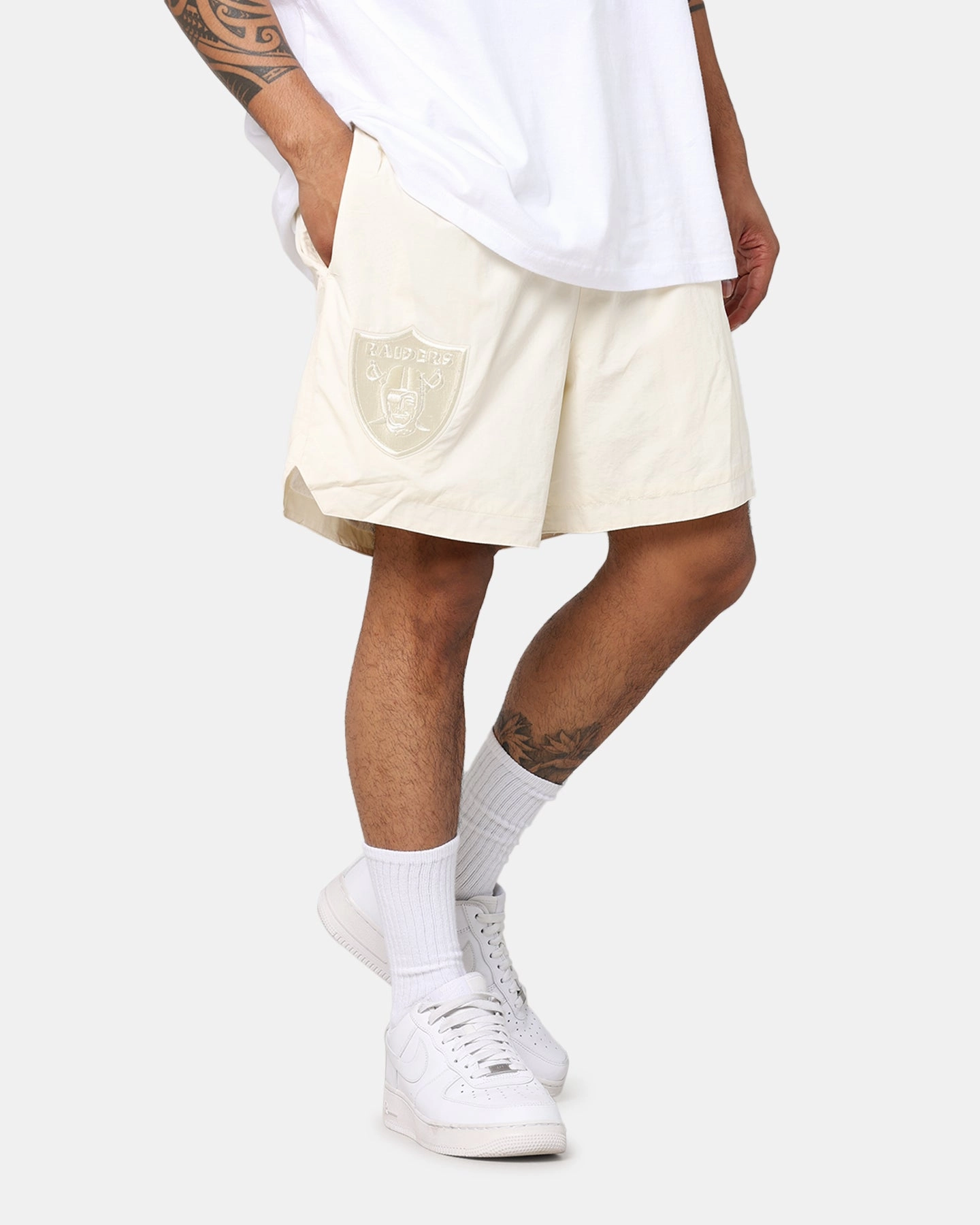 Daily Wear Pro Standard Las Vegas Raiders Neutral 2.0 Shorts Eggshell