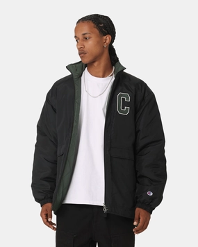 AntiPilling Surface Finish Eco Friendly Textile Champion LFS Parker Puffer Jacket Black