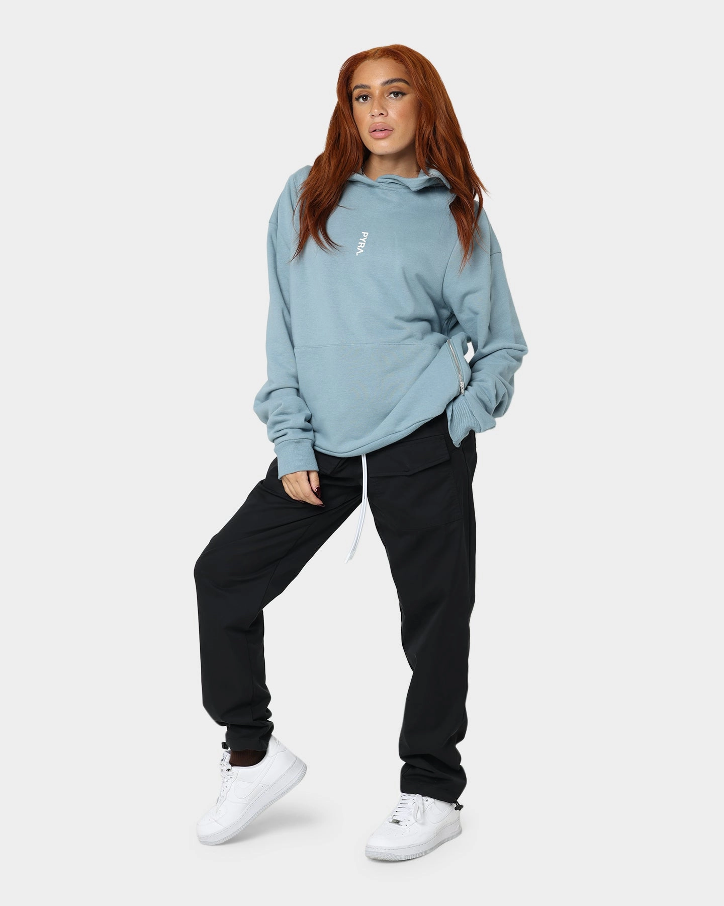 Modern Utility Signal PYRA Blaze Hoodie Grey Mist