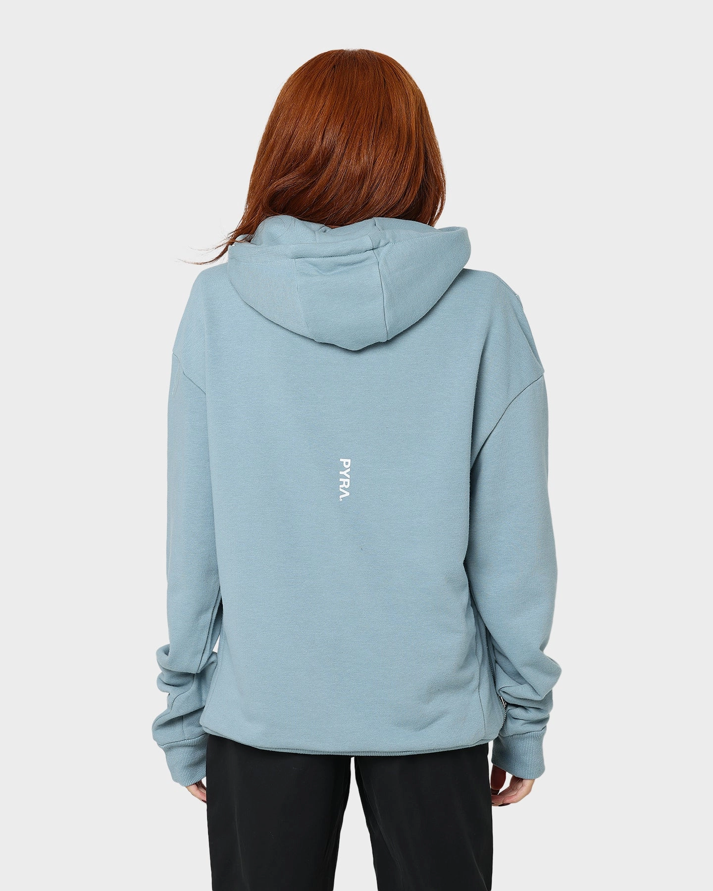 Reinforced Elbow Patches PYRA Blaze Hoodie Grey Mist