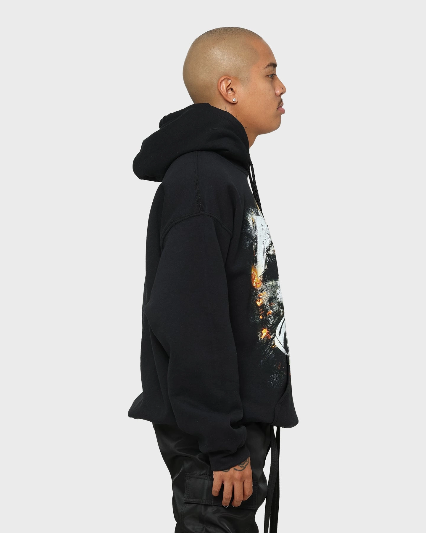 Goat Crew X Robert Whittaker Rob Whittaker Hoodie Black suitable for mountain hikes Involve